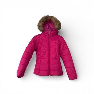 Columbia Katelyn Creat Dark Pink Puffer Jacket Size Small 7/8